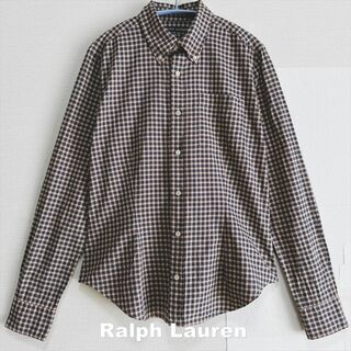 【Ralph Lauren】ラルフローレン チェック総柄 コットン シャツ