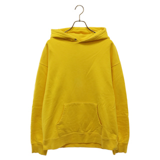 シュプリーム(Supreme)のSUPREME シュプリーム 19AW Rhinestone Script Hooded Sweatshirt Yellow ラインストーン スクリプト プルオーバーパーカー フーディー イエロー(パーカー)