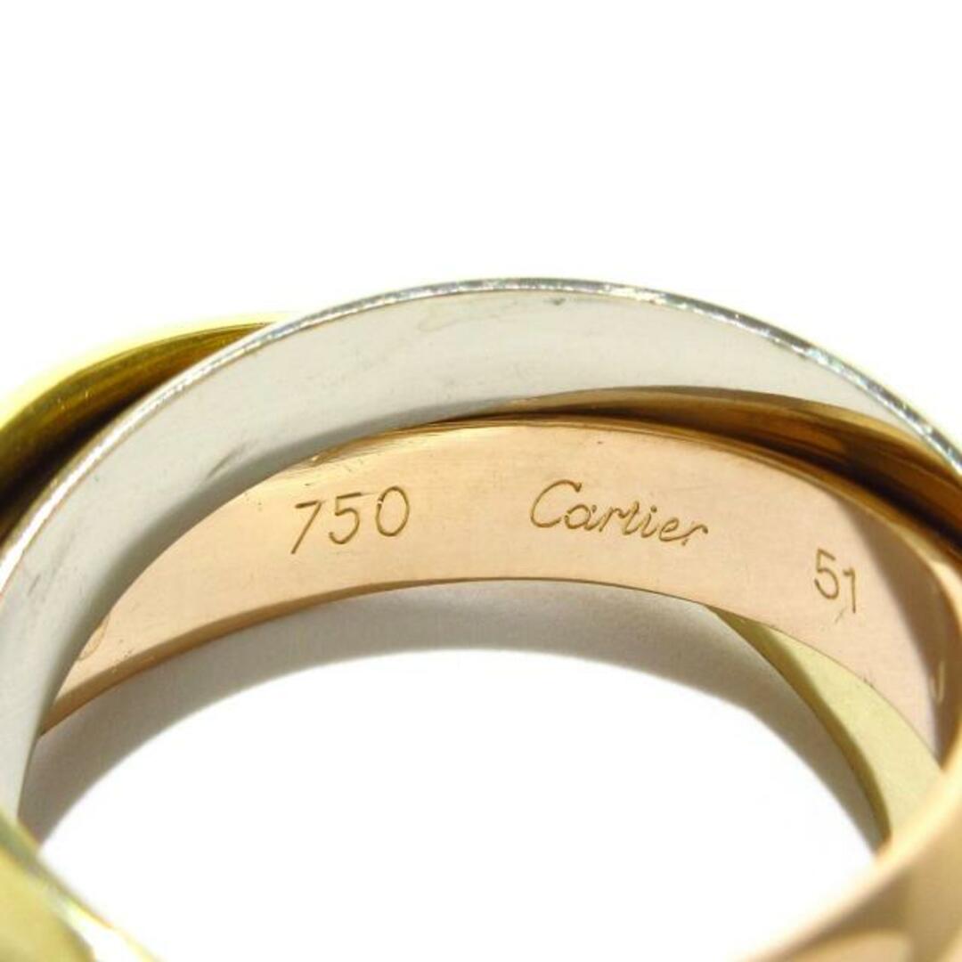 Cartier(カルティエ)のCartier(カルティエ) 3連リング 51美品  トリニティ K18スリーカラー レディースのアクセサリー(リング(指輪))の商品写真