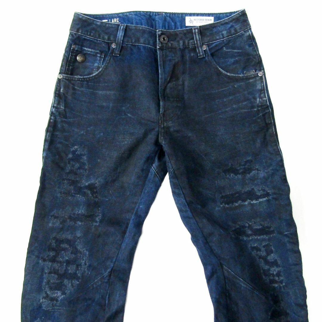 G-STAR RAW(ジースター)のG-STAR RAWジースターARC▼3Dスリムデニム▼濃紺▼27▼W約74cm メンズのパンツ(デニム/ジーンズ)の商品写真