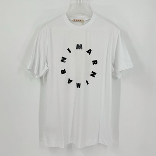 新品　MARNI マルニ　ティーシャツ　レディース　ブランド　ホワイト　ロゴT