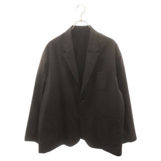 ユニフォームエクスペリメント(uniform experiment)のUNIFORM EXPERIMENT ユニフォームエクスペリメント 22AW 4WAY TWILL OVERSIZED 2BUTTON JACKET ツイル オーバーサイズ 2B テーラードジャケット ブラック UE-222018(テーラードジャケット)