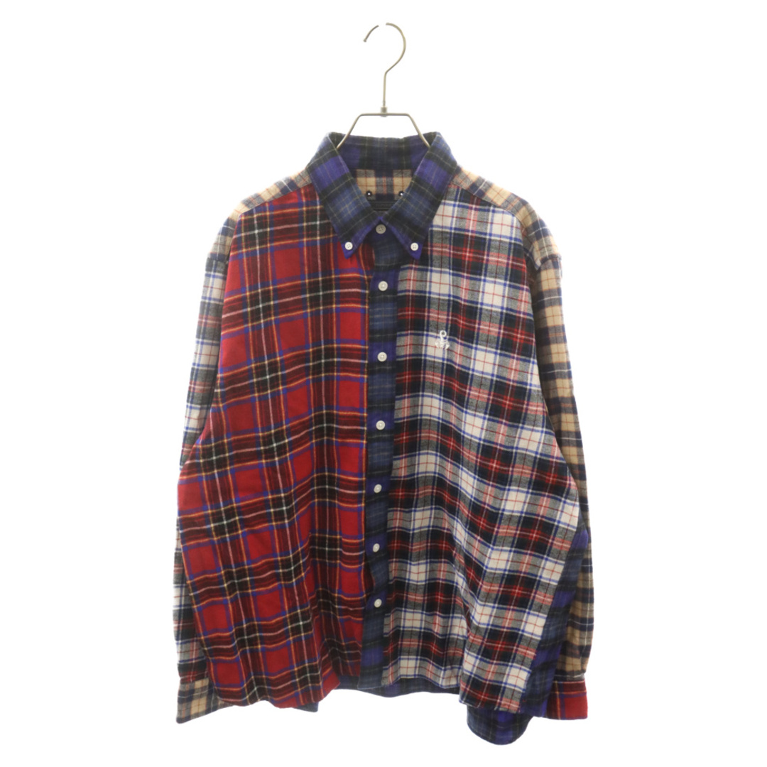 SOPHNET.(ソフネット)のSOPHNET. ソフネット 22AW FLANNEL CHECK SCORPION BIG B.D SHIRT フランネルチェック スコーピオン刺繍 ボタンダウン 長袖シャツ マルチ SOPH-222022 メンズのトップス(シャツ)の商品写真