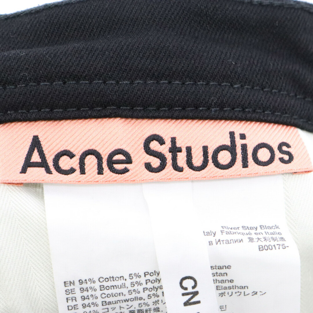 Acne Studios(アクネストゥディオズ)のAcne Studios アクネ ストゥディオズ RIVER スリムフィット スキニー デニムパンツ ブラック B00175 メンズのパンツ(その他)の商品写真