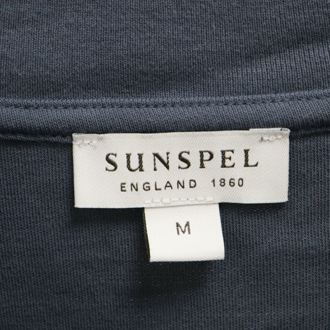 SUNSPEL(サンスペル)のSUNSPEL サンスペル コットン モックネック カットソー 長袖Tシャツ ネイビー 572-0269509 メンズのトップス(Tシャツ/カットソー(七分/長袖))の商品写真