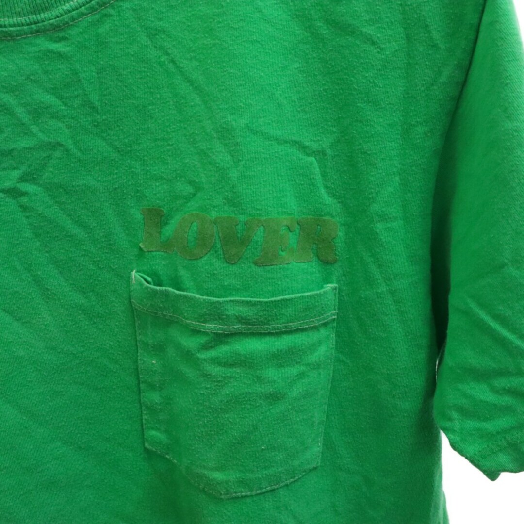 BIANCA CHANDON ビアンカ シャンドン LOVER T-SHIRT ラバー プリント クルーネック カットソー 半袖Tシャツ グリーン メンズのトップス(Tシャツ/カットソー(半袖/袖なし))の商品写真