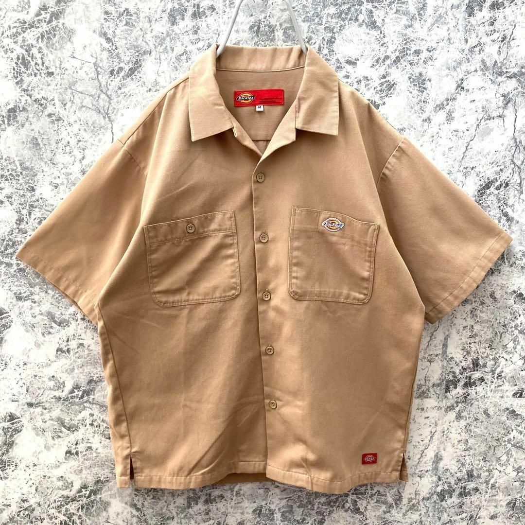 Dickies(ディッキーズ)の団七様IS42 アメリカ古着ディッキーズワンポイントワッペン半袖ポリコッ メンズのトップス(Tシャツ/カットソー(半袖/袖なし))の商品写真