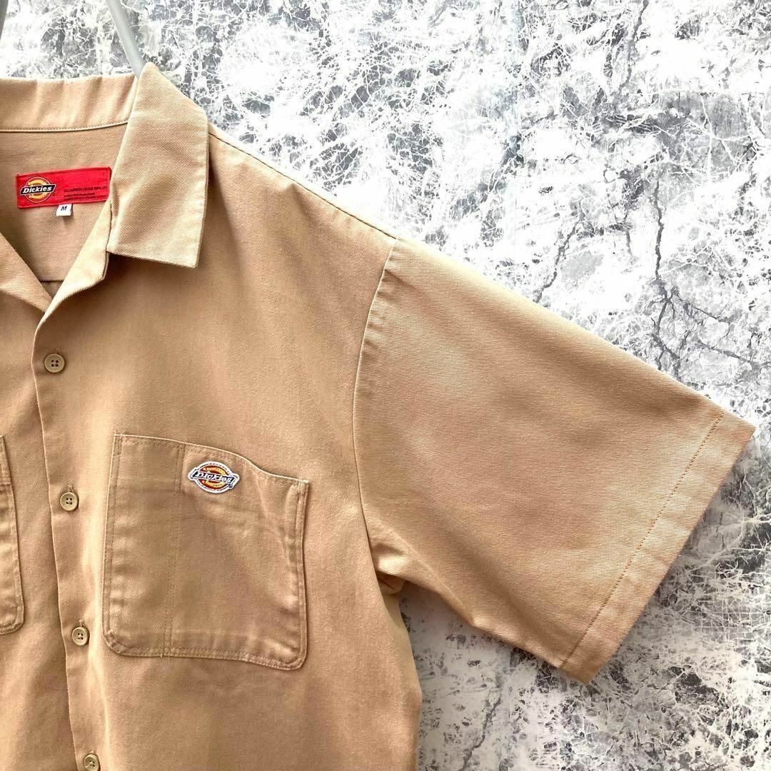 Dickies(ディッキーズ)の団七様IS42 アメリカ古着ディッキーズワンポイントワッペン半袖ポリコッ メンズのトップス(Tシャツ/カットソー(半袖/袖なし))の商品写真