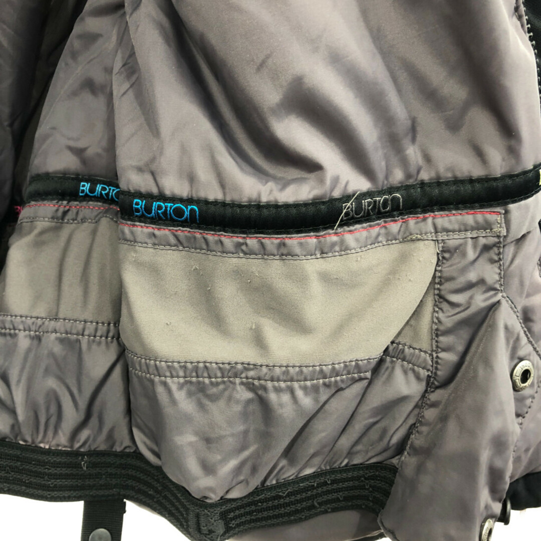 BURTON(バートン)のBURTON バートン スキージャケット スノースポーツ ワンポイント ブラック (レディース M) 中古 古着 Q6685 レディースのジャケット/アウター(その他)の商品写真