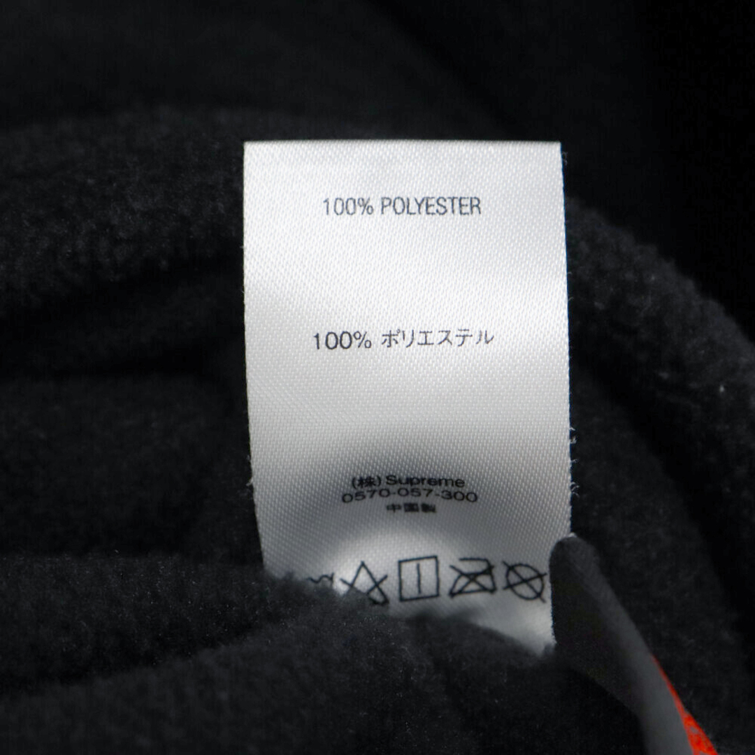 Supreme(シュプリーム)のSUPREME シュプリーム 20AW Polartec Hooded Sweatshirt ポーラーテック フリースフーディー スウェットパーカー ブラック メンズのトップス(パーカー)の商品写真