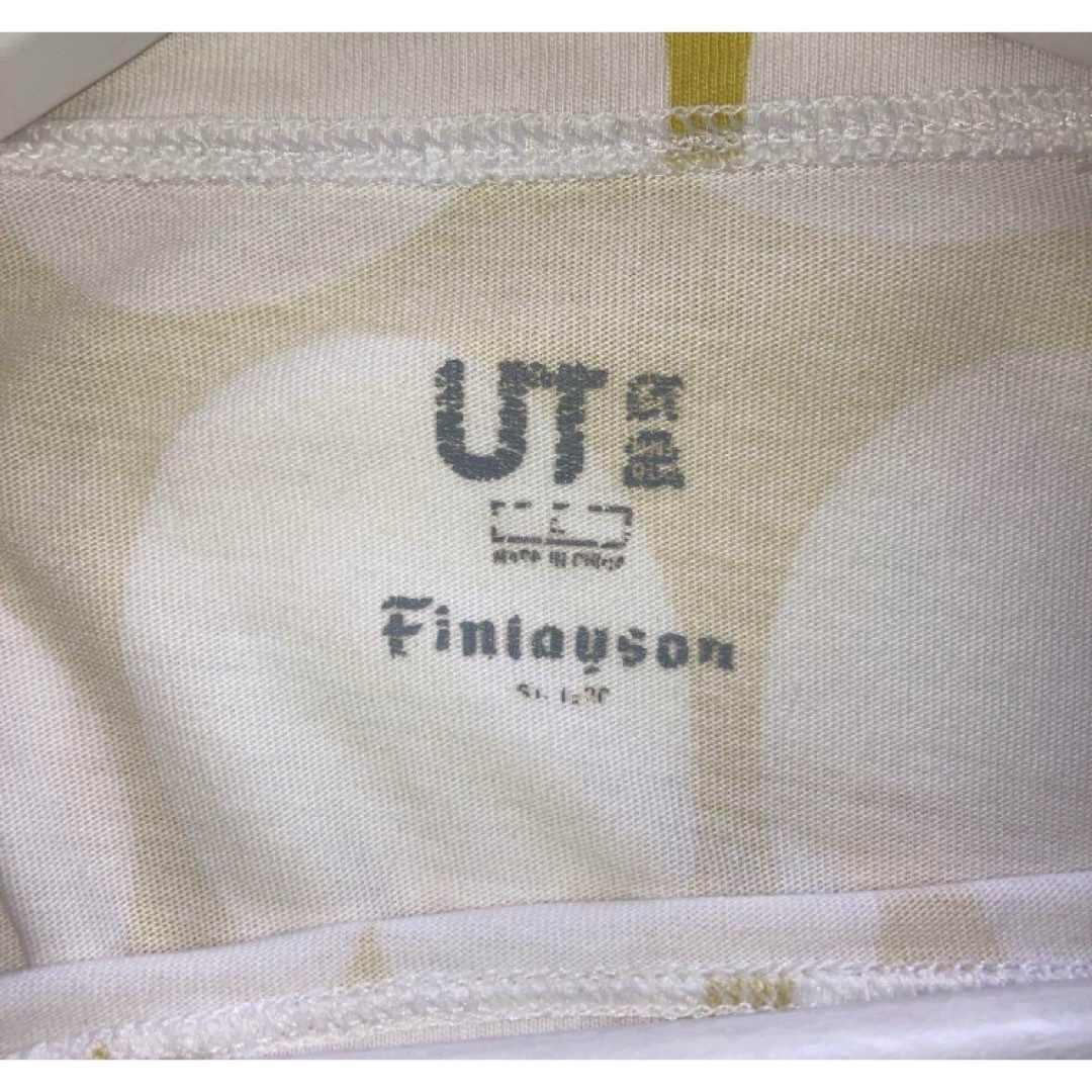 UNIQLO(ユニクロ)のユニクロ  フィンレイソン  ワンピース 5分袖  北欧 ドット　水玉 レディースのワンピース(ひざ丈ワンピース)の商品写真