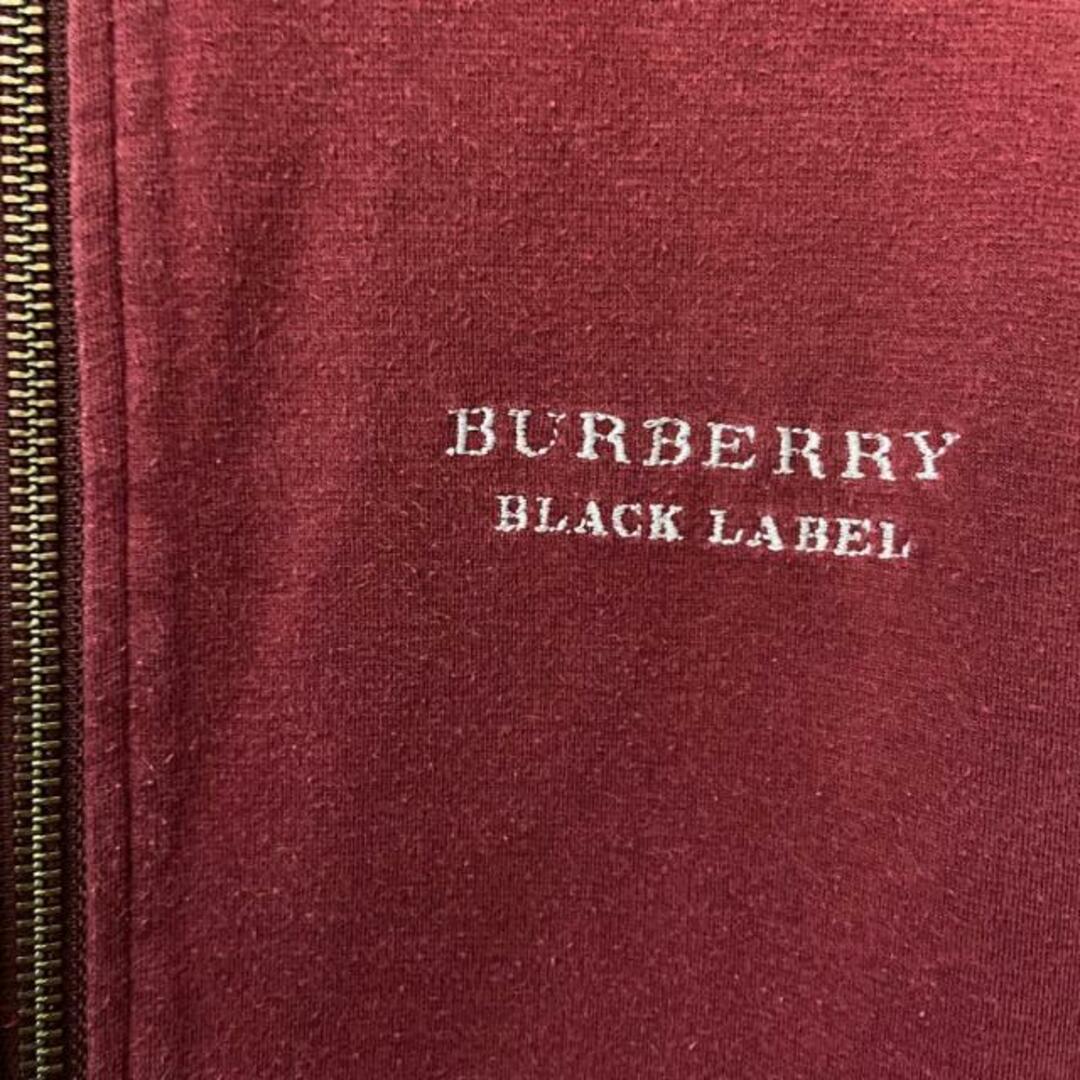 BURBERRY BLACK LABEL(バーバリーブラックレーベル)のBurberry Black Label(バーバリーブラックレーベル) ジャージ サイズ2 M メンズ - グレー×レッド リバーシブル/千鳥格子 メンズのトップス(ジャージ)の商品写真