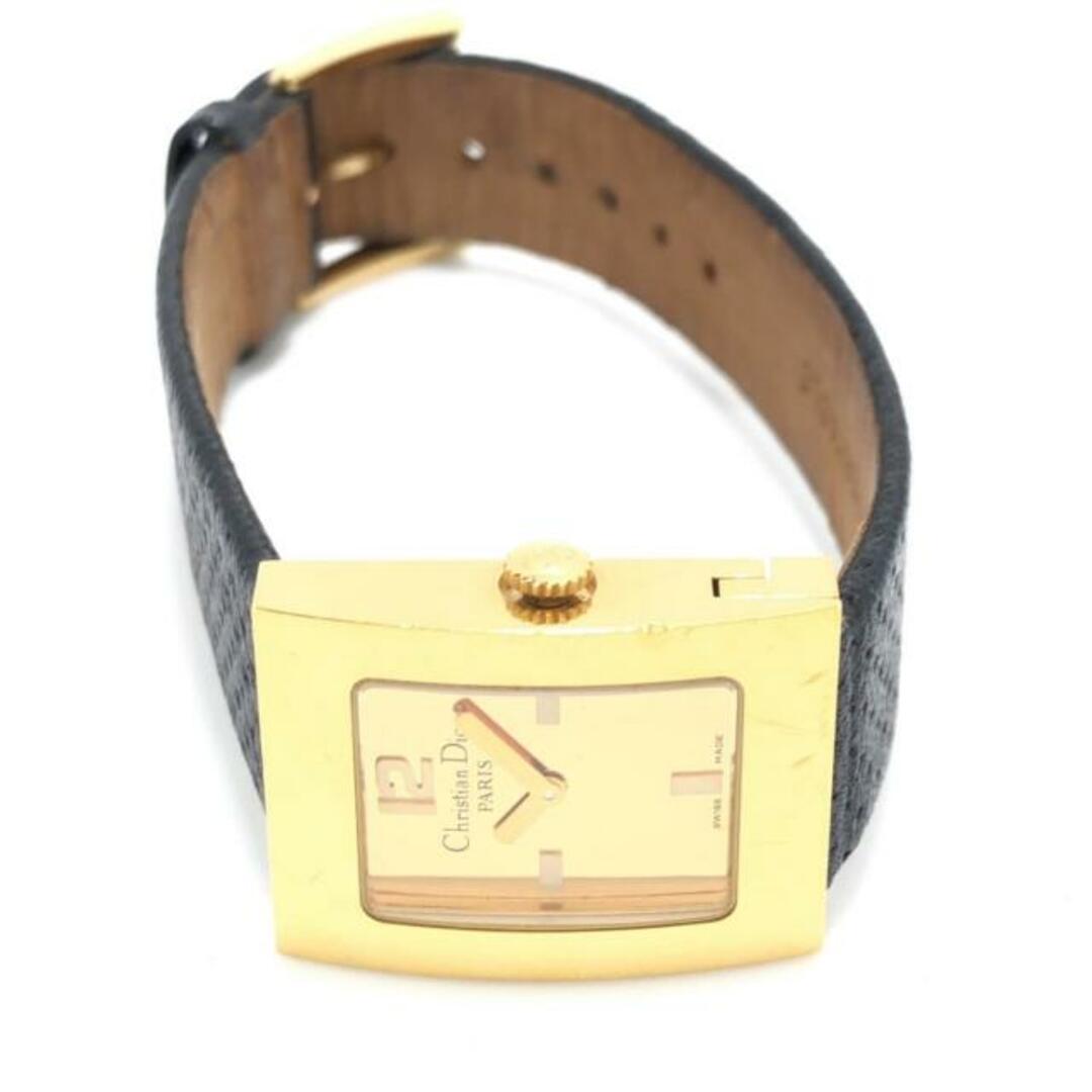 Christian Dior(クリスチャンディオール)のDIOR/ChristianDior(ディオール) 腕時計 マリススクエア D78-159 レディース ゴールド レディースのファッション小物(腕時計)の商品写真
