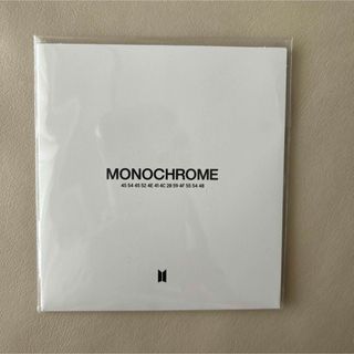 BTS MONOCHROME モノクローム　ステッカー　ケースのみ(アイドルグッズ)