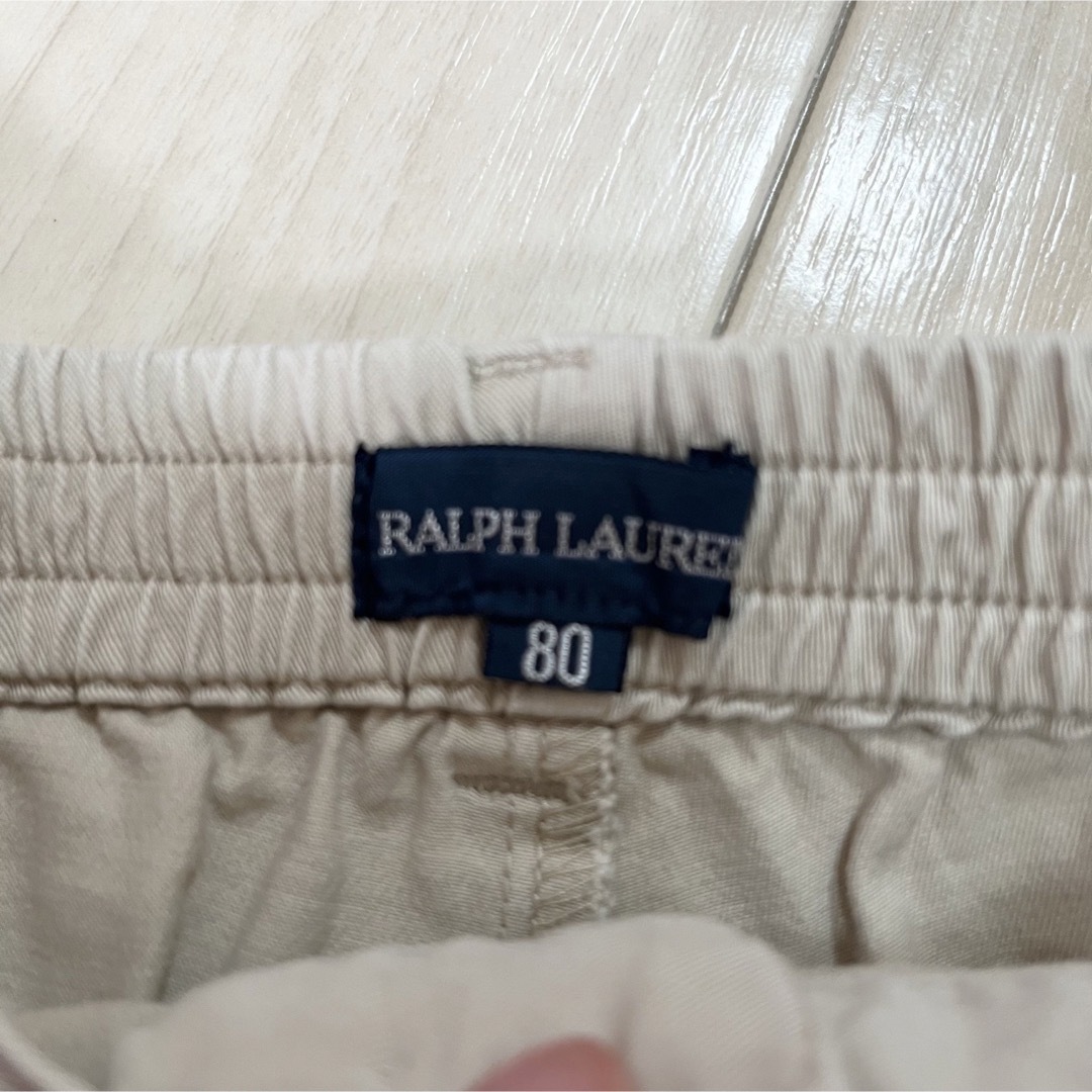 Ralph Lauren(ラルフローレン)の【ラルフローレン ベルト付きチノバン】 キッズ/ベビー/マタニティのベビー服(~85cm)(パンツ)の商品写真