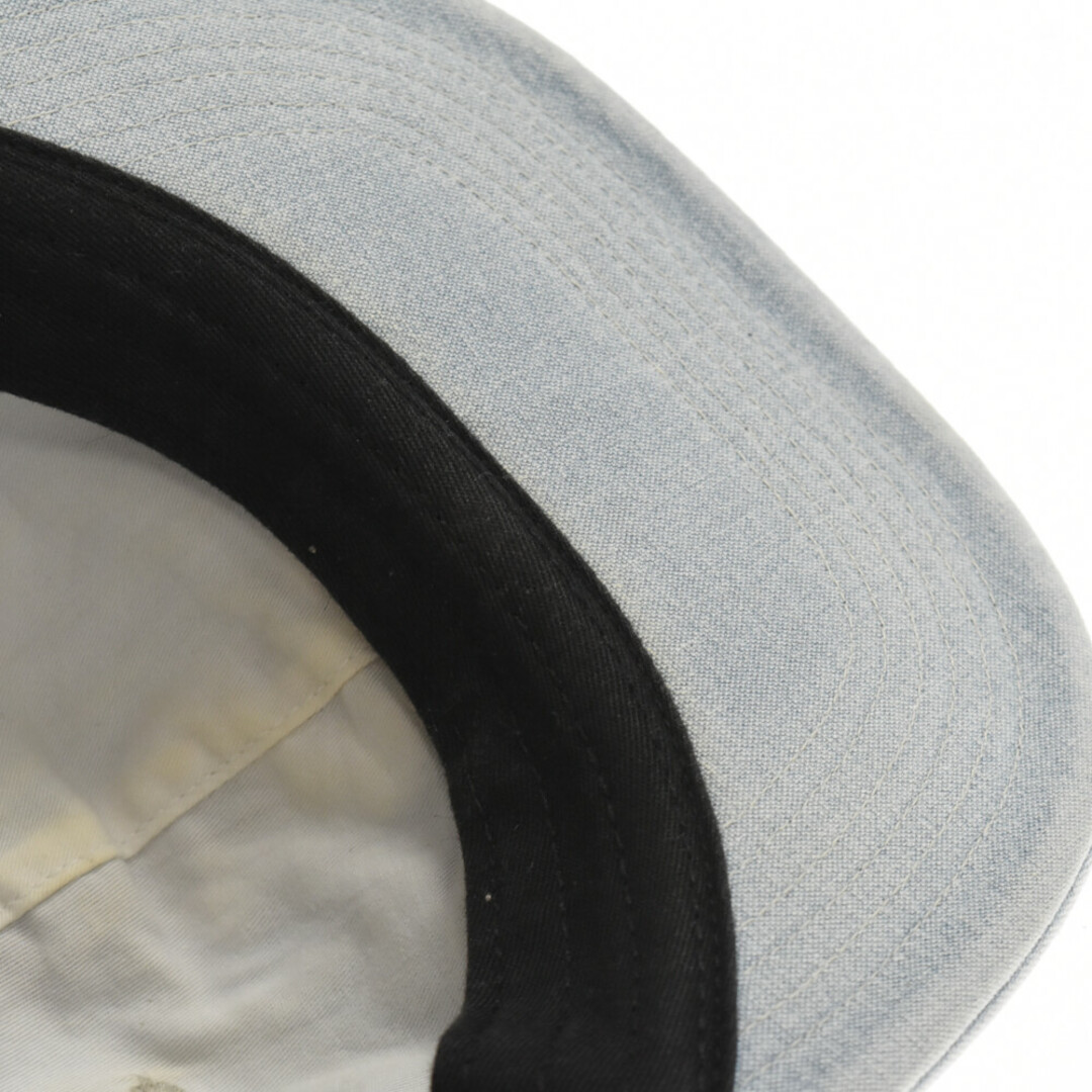 Supreme(シュプリーム)のSUPREME シュプリーム 17SS Washed Denim S Logo 6-Panel Cap ウォッシュドデニムSロゴ6パネルキャップ 帽子 インディゴ メンズの帽子(キャップ)の商品写真