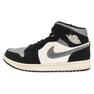 ナイキ(NIKE)のNIKE ナイキ AIR JORDAN 1 MID SE エアジョーダン1 ミッド ハイカットスニーカー ブラック/ホワイト US8.5/26.5cm 852542-011(スニーカー)