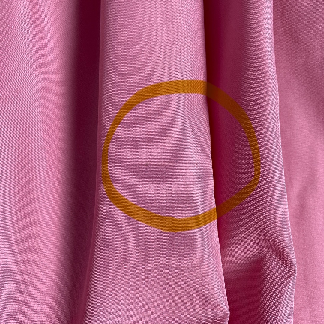ヴィンテージ　ワンピース　ピンク　レース　ボリューム袖　リボン レディースのワンピース(ロングワンピース/マキシワンピース)の商品写真