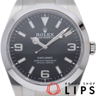 ロレックス(ROLEX)のロレックス エクスプローラー1 後期型 Explorer 1 214270(ﾗﾝﾀﾞﾑ) 箱 保証書 SS メンズ時計 ブラック 仕上げ済 美品 【中古】(その他)