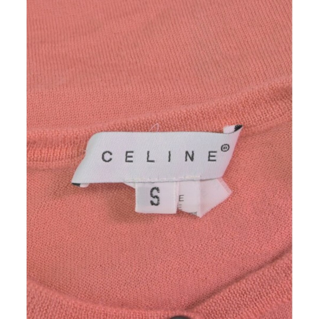 celine(セリーヌ)のCELINE セリーヌ カーディガン S ピンク 【古着】【中古】 レディースのトップス(カーディガン)の商品写真