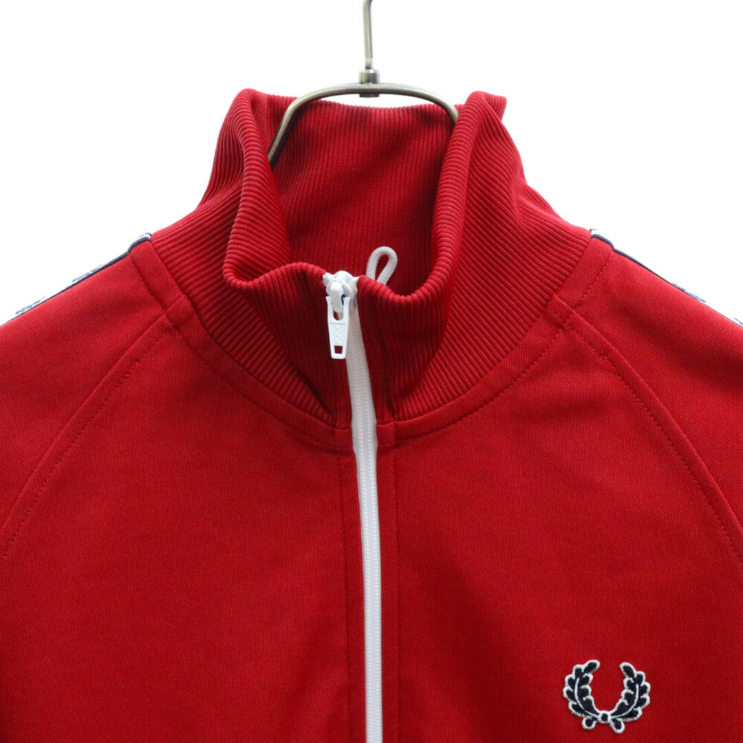 FRED PERRY(フレッドペリー)のFRED PERRY フレッドペリー TAPED TRACK JACKET トラックジャケット レッド J6231 メンズのジャケット/アウター(フライトジャケット)の商品写真