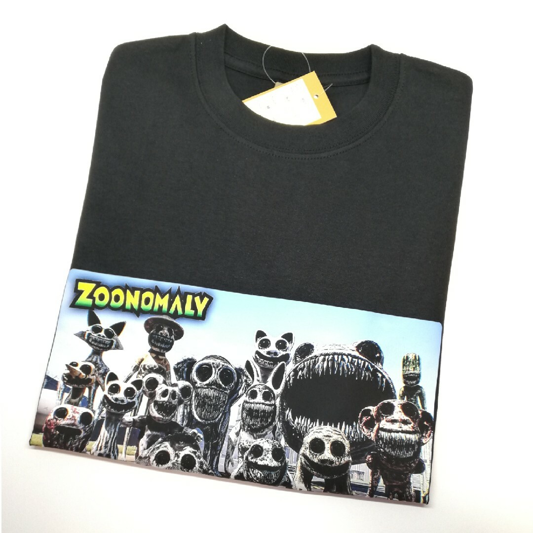 咲良様専用 キッズ Tシャツ 半袖 150 ズーノマリー ① 黒 レディースのトップス(Tシャツ(半袖/袖なし))の商品写真