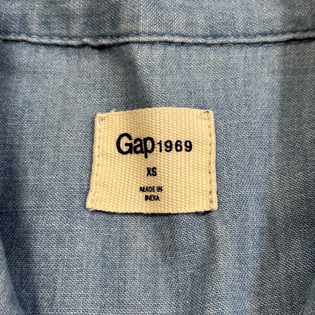 GAP(ギャップ)のGAP ギャップ1969 ❗️デニムシャツ　ワンピース　チュニック　ブルーXS レディースのトップス(チュニック)の商品写真