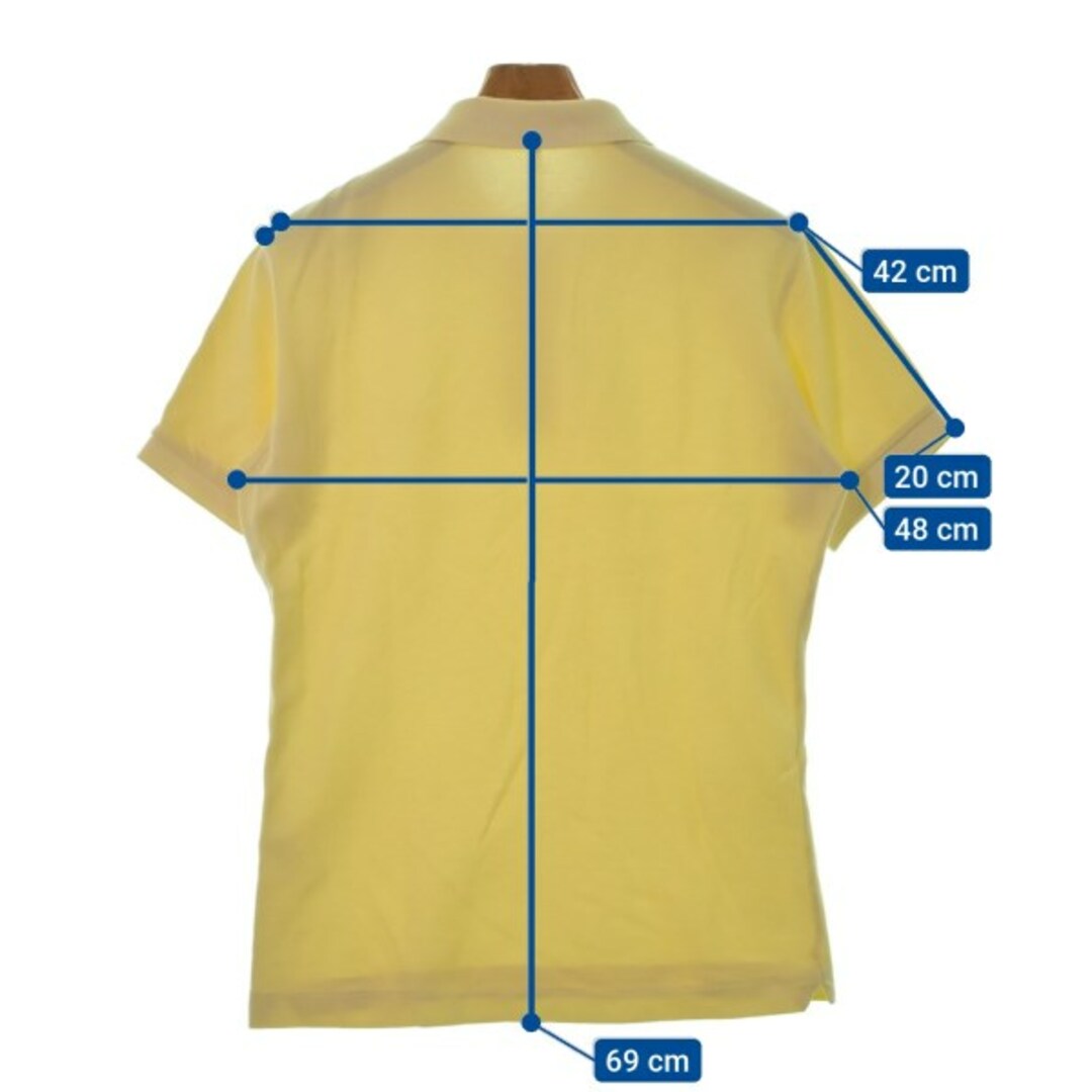 SCYE BASICS(サイベーシックス)のSCYE BASICS サイベーシックス ポロシャツ 38(M位) 黄 【古着】【中古】 メンズのトップス(ポロシャツ)の商品写真