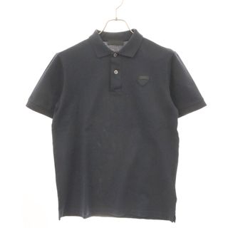 PRADA プラダ PIQUET POLOSHIRTS UJN444 S181 三角ロゴ 半袖ポロシャツ ネイビー