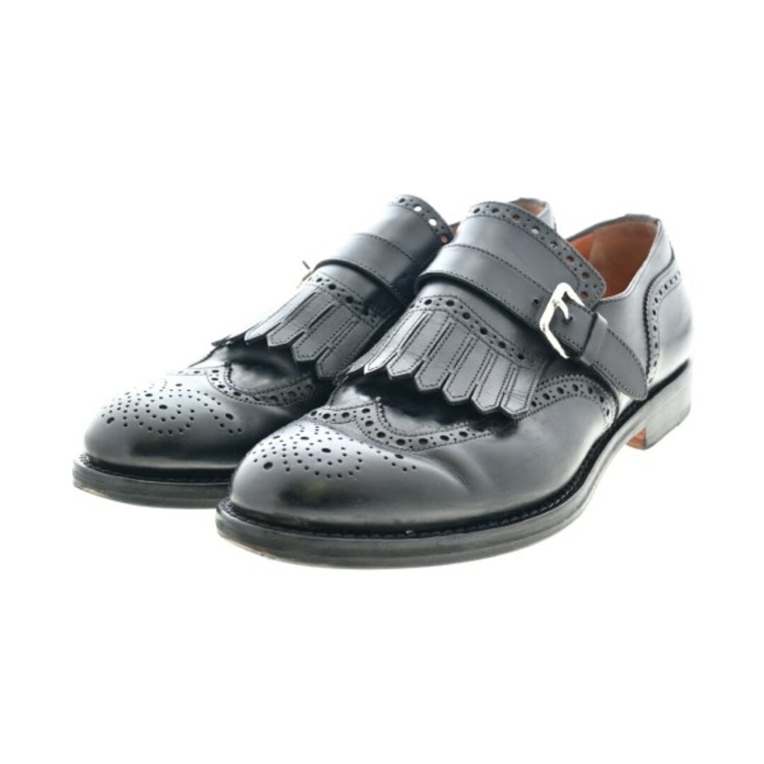 Santoni(サントーニ)のSANTONI ビジネス・ドレスシューズ UK7(25.5cm位) 黒 【古着】【中古】 メンズの靴/シューズ(ドレス/ビジネス)の商品写真