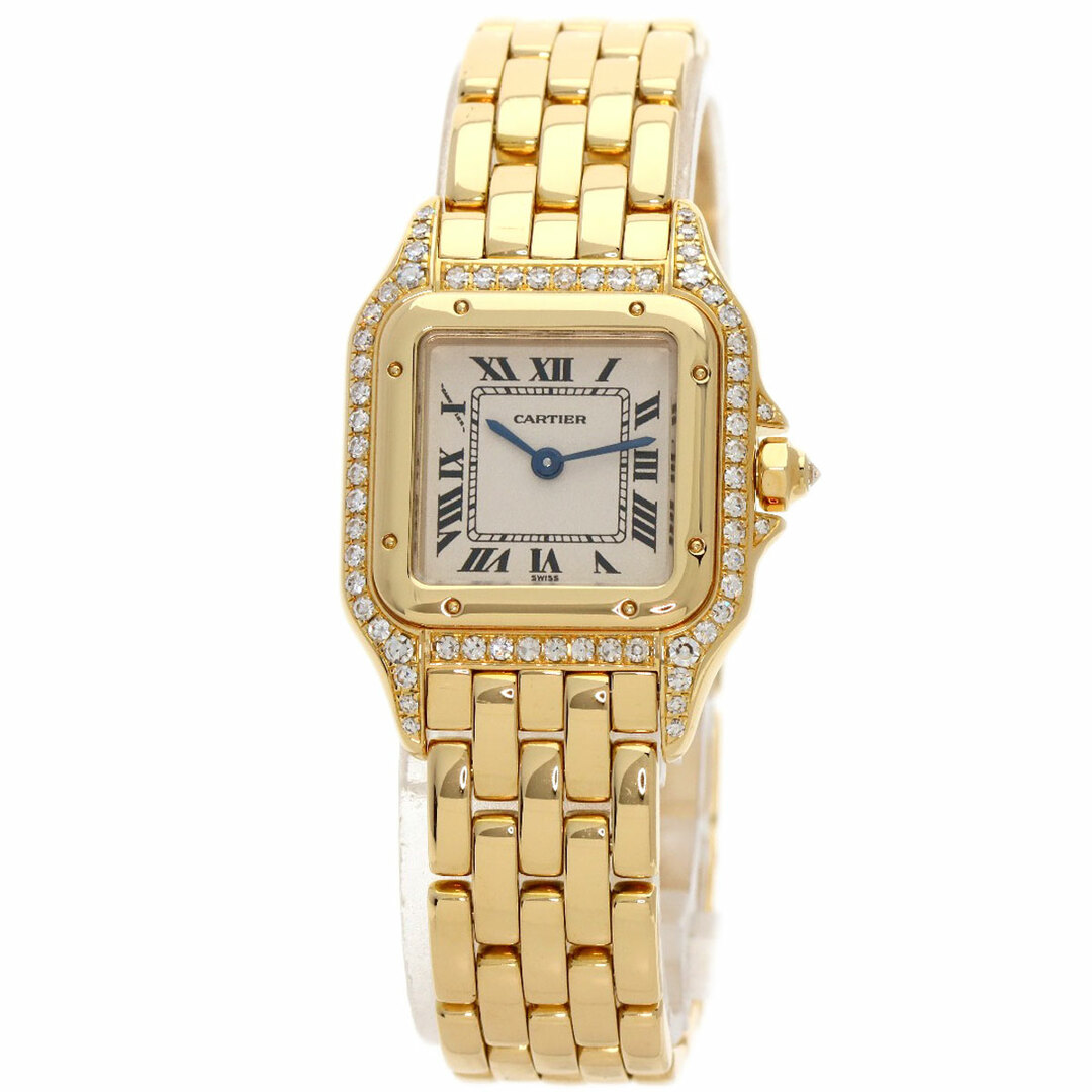 Cartier(カルティエ)のCARTIER パンテール SM ベゼル ダイヤモンド 腕時計 K18YG K18YG ダイヤモンド レディース レディースのファッション小物(腕時計)の商品写真