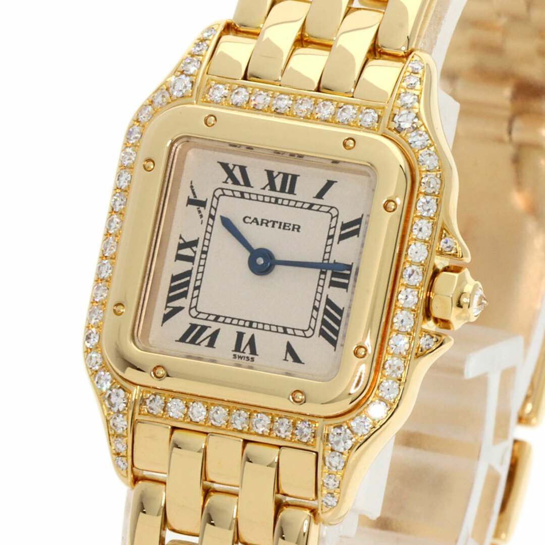 Cartier(カルティエ)のCARTIER パンテール SM ベゼル ダイヤモンド 腕時計 K18YG K18YG ダイヤモンド レディース レディースのファッション小物(腕時計)の商品写真
