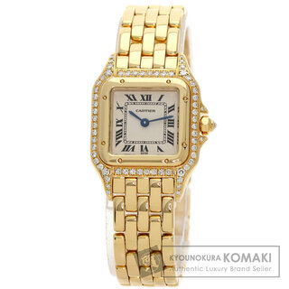 カルティエ(Cartier)のCARTIER パンテール SM ベゼル ダイヤモンド 腕時計 K18YG K18YG ダイヤモンド レディース(腕時計)