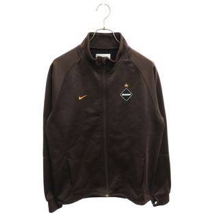 エフシーアールビー(F.C.R.B.)のF.C.R.B./F.C.Real Bristol/FCRB エフシーアールビー/エフシーレアルブリストル ×NIKE PDK JACKET L116732 ナイキ ロゴ刺繍 トラックジャケット ブルゾン ブラウン(フライトジャケット)