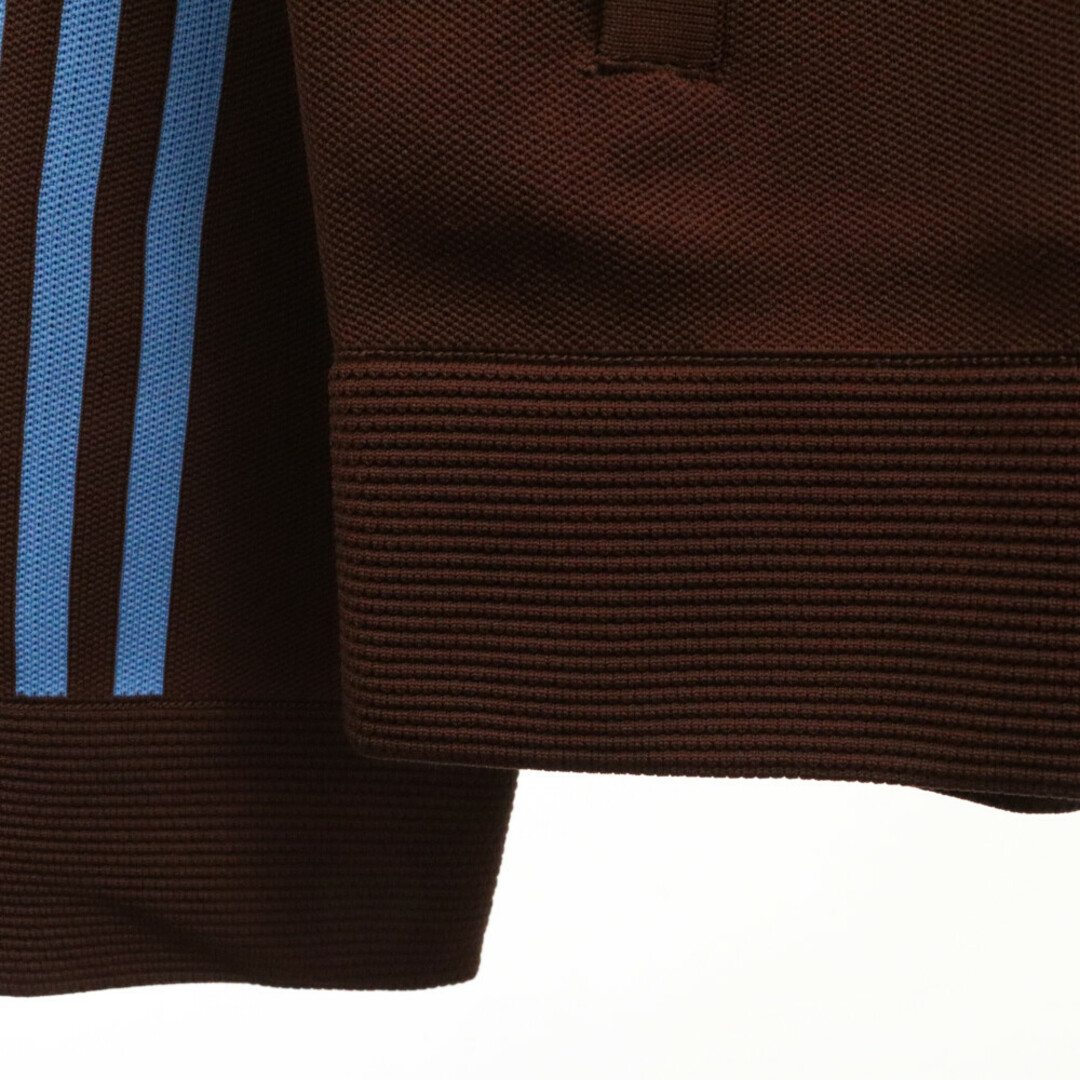 adidas(アディダス)のadidas アディダス ×WALES BONNER WB KNIT TT ウェールズボナー ニット ジップアップジャケット ブラウン/ブルー IT9780 メンズのジャケット/アウター(フライトジャケット)の商品写真