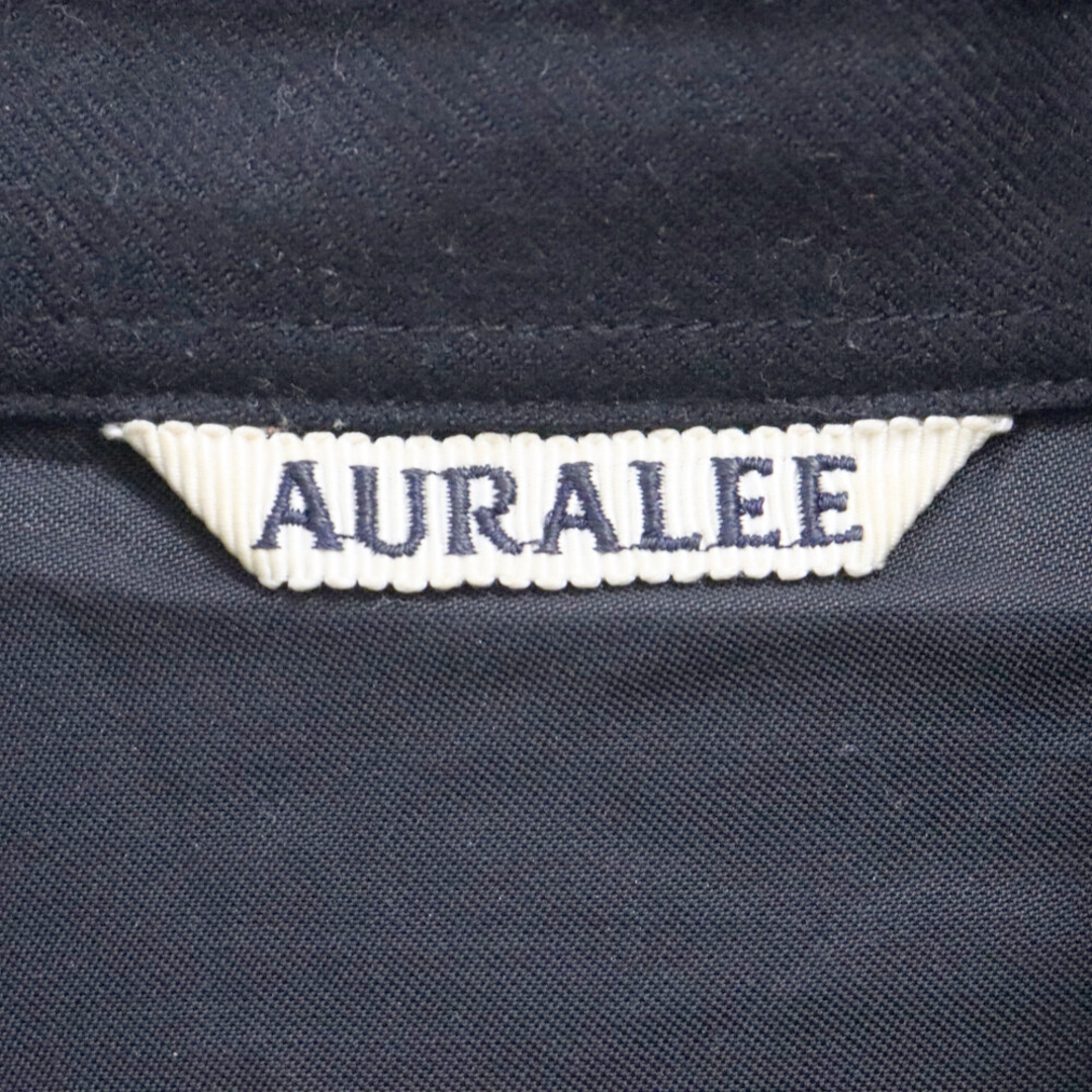 AURALEE(オーラリー)のAURALEE オーラリー 20AW SUPER LIGHT WOOL SHIRTS A20AS01OS ウール長袖シャツ ブラック メンズのトップス(シャツ)の商品写真