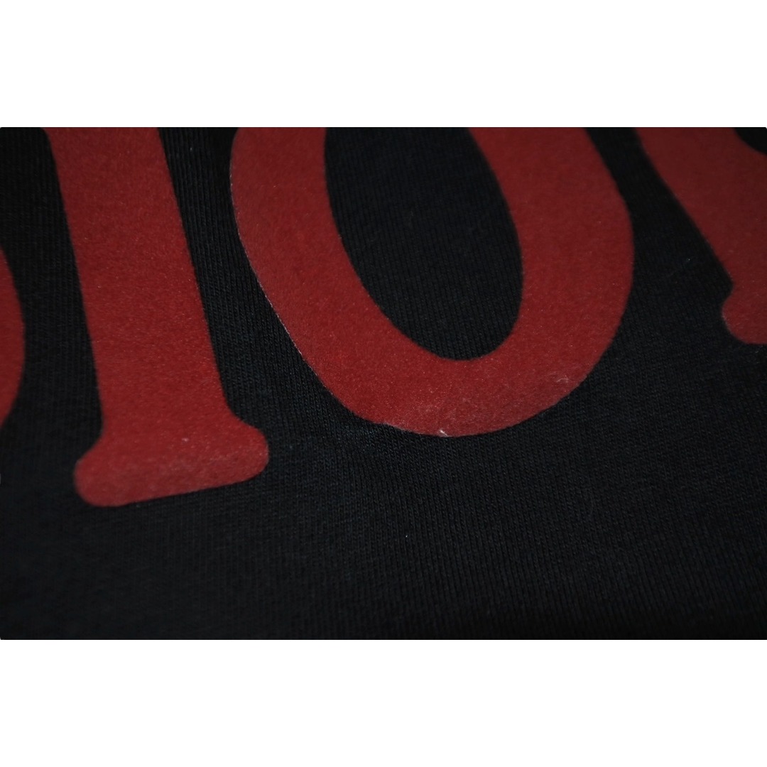 Christian Dior(クリスチャンディオール)のChristian Dior クリスチャンディオール ガリアーノ期 ロゴプリント タンクトップ ブラック ボルドー サイズ40 2A12155300 美品 中古 63147 レディースのトップス(タンクトップ)の商品写真