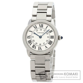 カルティエ(Cartier)のCARTIER W6701004 ロンドソロ SM 腕時計 SS SS レディース(腕時計)