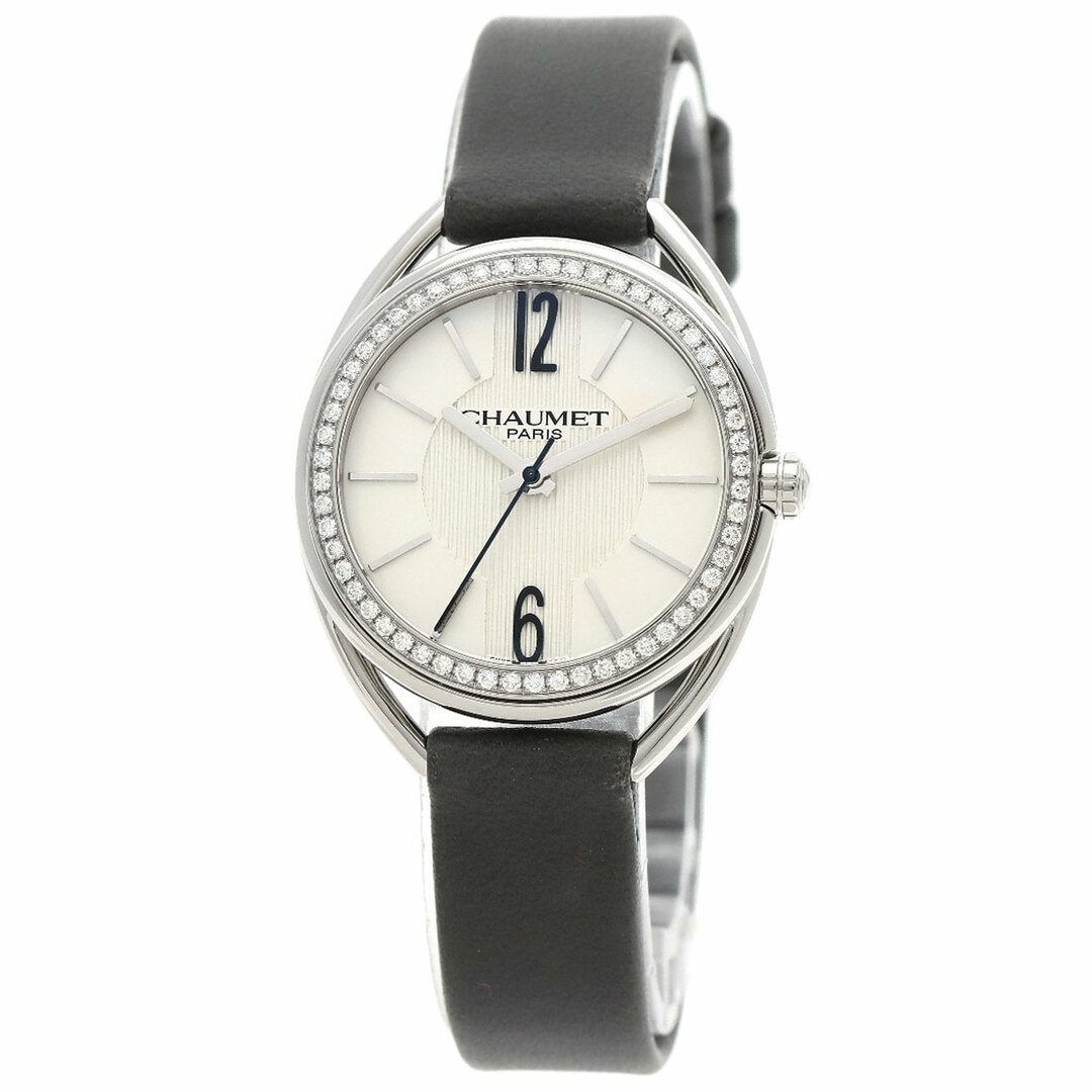 CHAUMET(ショーメ)のChaumet W23211-01A リアン ダイヤモンドベゼル 腕時計 SS レザー レディース レディースのファッション小物(腕時計)の商品写真