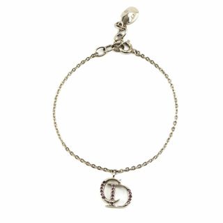 クリスチャンディオール(Christian Dior)のディオール ブレスレット チェーン アクセサリー 腕輪 ラインストーン シルバー(ブレスレット/バングル)