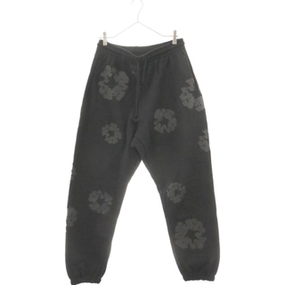 DENIM TEARS デニムティアーズ FLOWER PRINT SWEAT PANTS フラワープリント スウェットパンツ ブラック(その他)