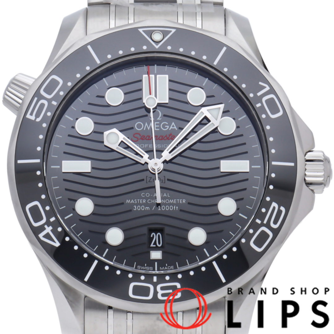 OMEGA(オメガ)のオメガ シーマスター ダイバー 300M コーアクシャル マスター クロノメーター 42mm Seamaster Diver 300M Co-Axial Master Chronometer 42mm 210.30.42.20.01.001 箱 保証書 SS メンズ時計 ブラック 美品 【新品】 メンズの時計(その他)の商品写真