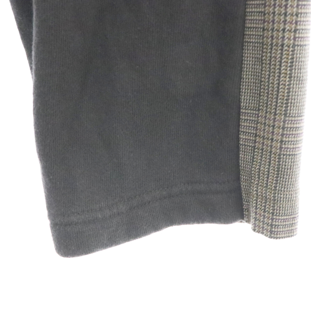 N.HOOLYWOOD(エヌハリウッド)のN.HOOLYWOOD エヌハリウッド LONG SLEEVE T-SHIRT バイカラー切替 ロングスリーブカットソー 長袖Tシャツ ブラウン/チェック 1202-CS14-032 メンズのトップス(Tシャツ/カットソー(七分/長袖))の商品写真