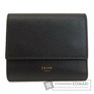 セリーヌ(celine)のCELINE スモール トリフォールド 二つ折り財布（小銭入れあり） レザー レディース(財布)