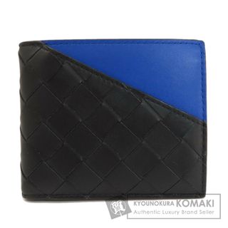 ボッテガヴェネタ(Bottega Veneta)のBOTTEGA VENETA イントレチャート 二つ折り財布（小銭入れあり） レザー メンズ(折り財布)