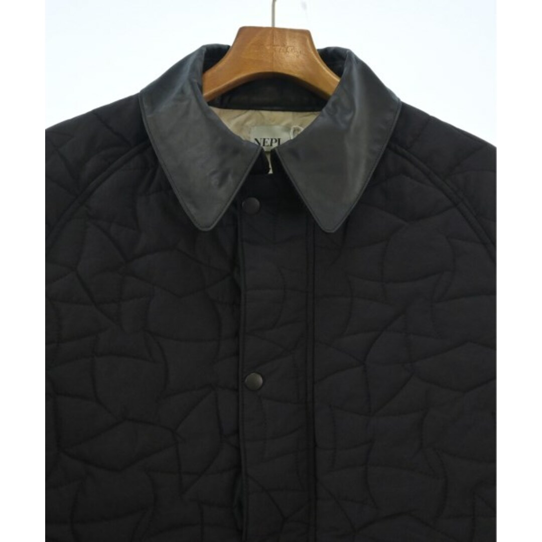 NEPLA. ネプラ ステンカラーコート 2(M位) 黒 【古着】【中古】 メンズのジャケット/アウター(ステンカラーコート)の商品写真