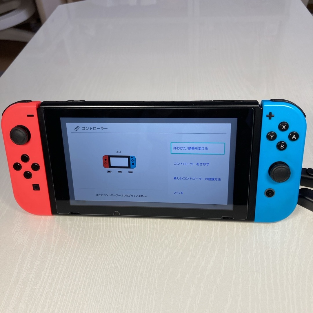 Nintendo Switch(ニンテンドースイッチ)のニンテンドースイッチ　本体  ジョイコン(L) ネオンブルー(R) ネオンレッド エンタメ/ホビーのゲームソフト/ゲーム機本体(家庭用ゲーム機本体)の商品写真