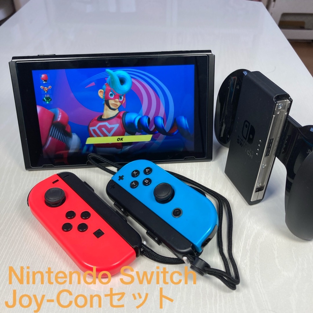 Nintendo Switch(ニンテンドースイッチ)のニンテンドースイッチ　本体  ジョイコン(L) ネオンブルー(R) ネオンレッド エンタメ/ホビーのゲームソフト/ゲーム機本体(家庭用ゲーム機本体)の商品写真