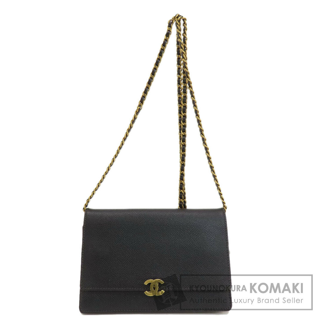 CHANEL(シャネル)のCHANEL チェーンウォレット ココマーク ゴールド金具 長財布（小銭入れあり） キャビアスキン レディース レディースのファッション小物(財布)の商品写真