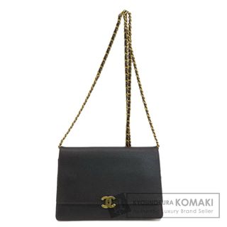 シャネル(CHANEL)のCHANEL チェーンウォレット ココマーク ゴールド金具 長財布（小銭入れあり） キャビアスキン レディース(財布)